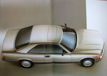 Mercedes-Benz 420 SEC - 560 SEC Modelprogram 1986 Carbrochure (10218)